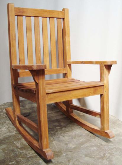 Rocking chair oiled 